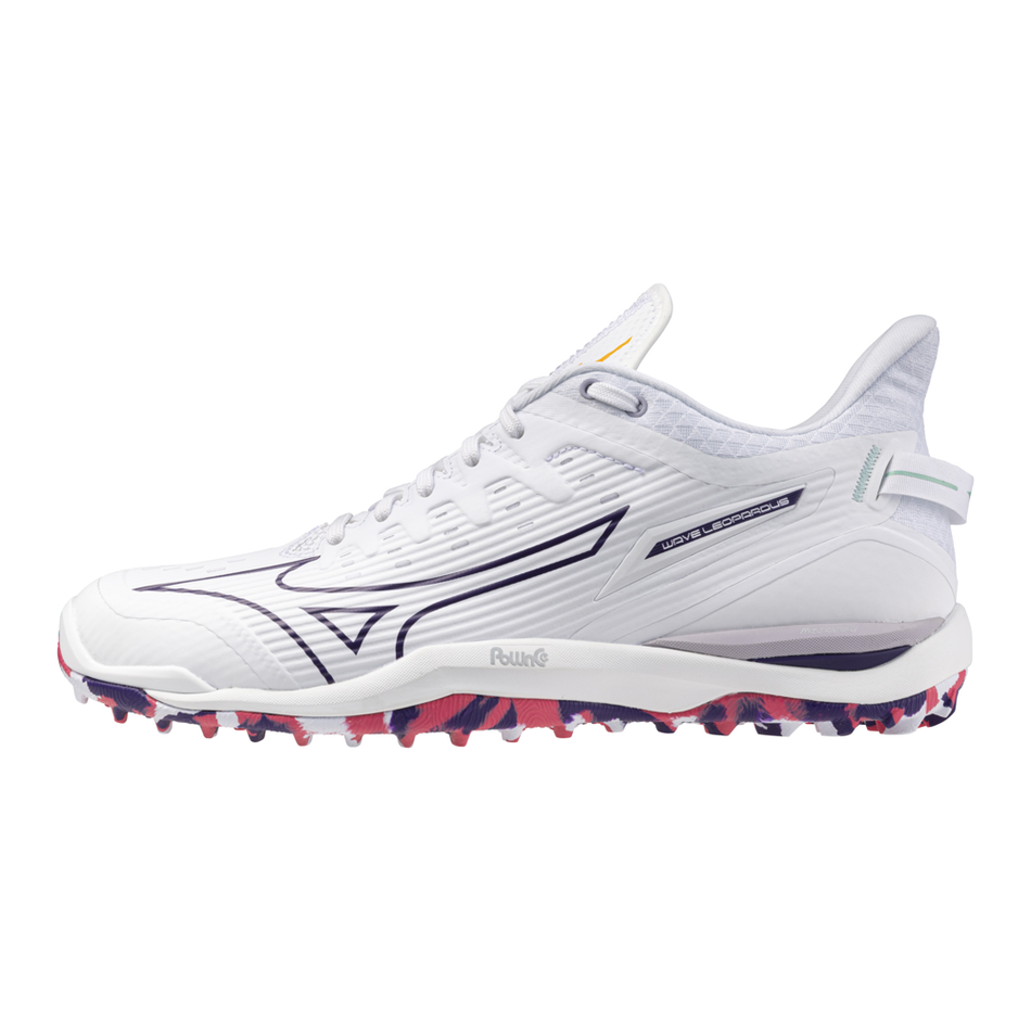Mizuno WAVE LEOPARDUS White/VioletIndigo/CamelliaRos